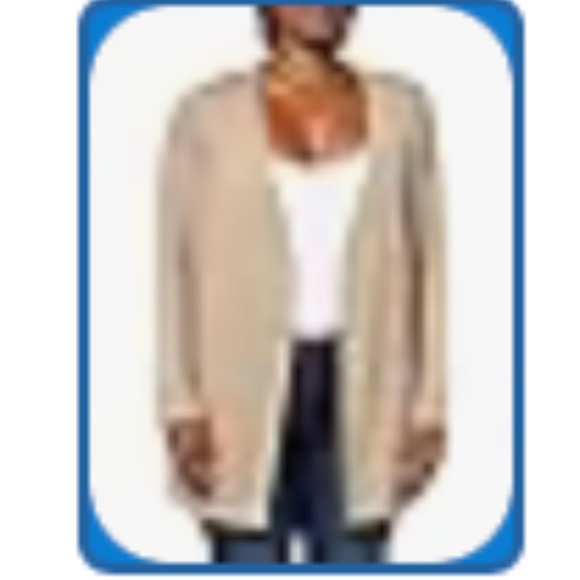 Stretch Linen Open Cardigan - Picture 2 of 6